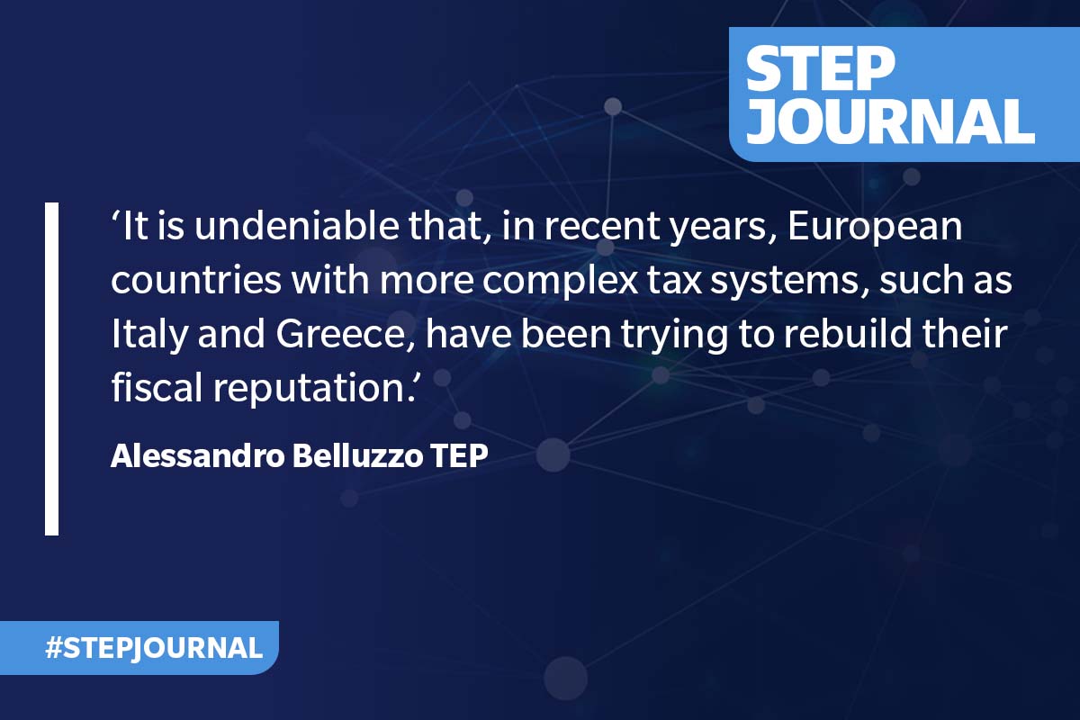 STEPSociety's tweet photo. When advising UK clients moving abroad to Greece or Italy, particular attention must be paid to the international taxation agreements in force, writes Alessandro Belluzzo TEP. Read more in this STEP Journal article: https://t.co/7VcM8bVs2f #STEPJournal #Relocation https://t.co/zBkqDIrzK0