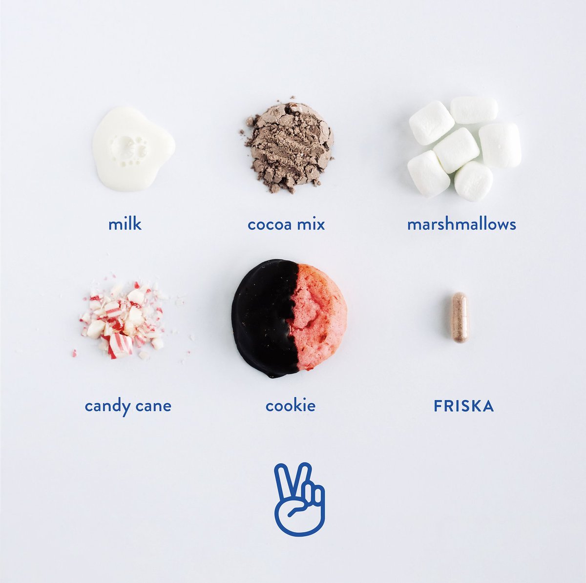 Get_Friska's tweet photo. REMINDER! Warm up with some hot cocoa today ☃️☕️🎄 https://t.co/CKAhjGoHSN