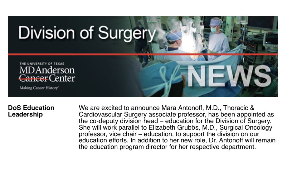 Mara Antonoff, MD, FACS tweet media