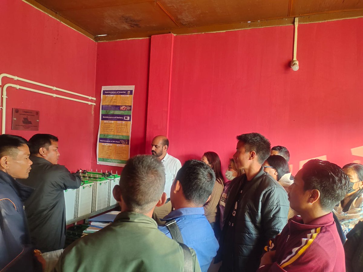 #Training on Operations & Maintenance of #SolarSystems for health staff organized in collaboration with #DirectorateofHealthServices #Nagaland. Components of solar PV system & basic operation & maintenance of solar systems were discussed in the training #CleanEnergy #DREsolutions