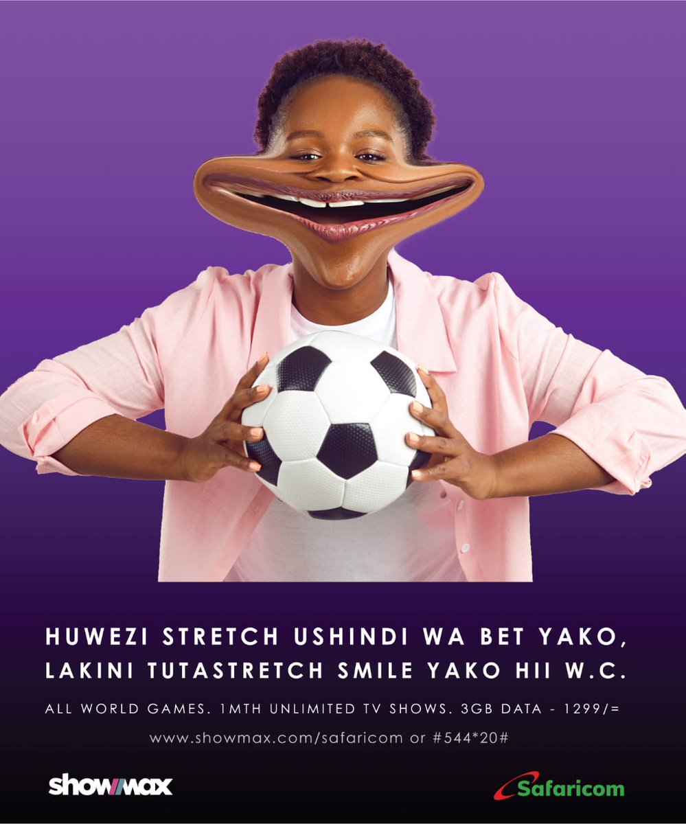 archit2541's tweet photo. Manze Leo huwezi ona Croatia stretching against Argentina  lakini unaeza stretch smile yako na Showmax Mobile Pro@1299 uget kuona Game zote and unlimited shows plus 3 Gb free data! Register Kwa link  https://t.co/DvBxX3UPRC
 #StretchSmileNaShowmax 
@ShowmaxOnline https://t.co/w2DLNwbkSQ