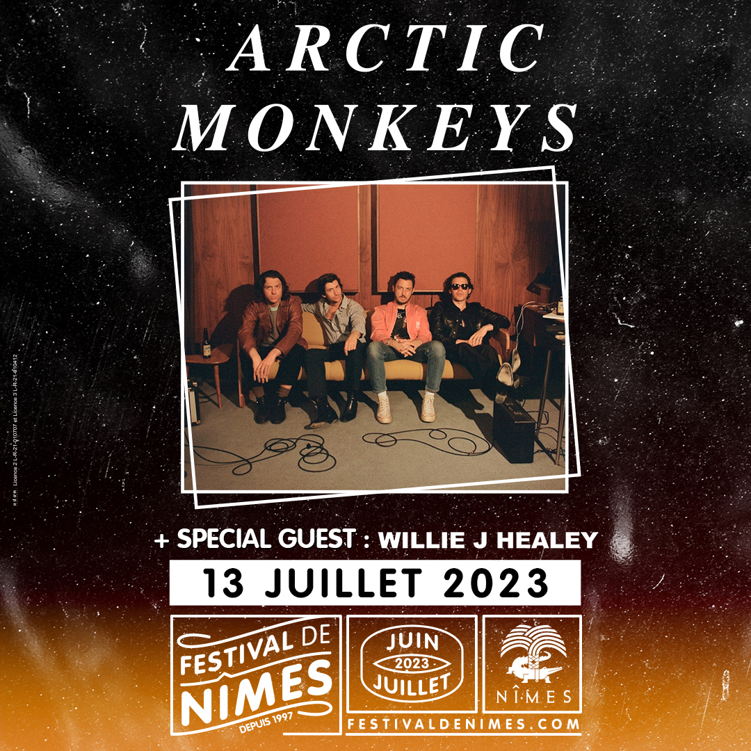CONCERTS EN FRANCE!
Les Arctic Monkeys seront le 5 juillet à Musilac et le 13 juillet aux Arènes de Nîmes.