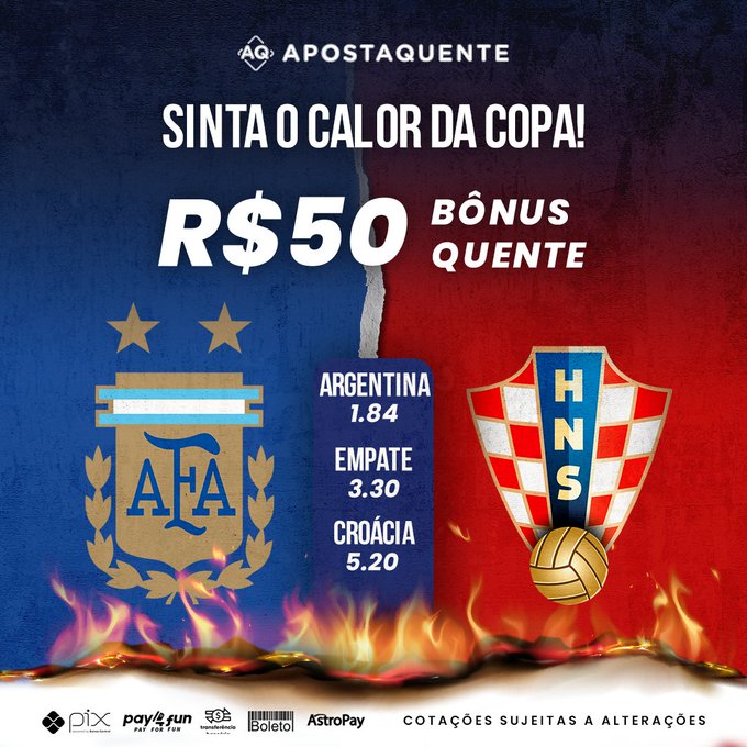 ALERTA DE B&Ocirc;NUS QUENTE ! As cartas de tar&ocirc; agora parecem jogar para o time de Scaloni 🔮. Voc&ecirc; j&aacute; lan&ccedil;ou<a href="/tag/apostaquente"class="tags"><span>#apostaquente</span></a>