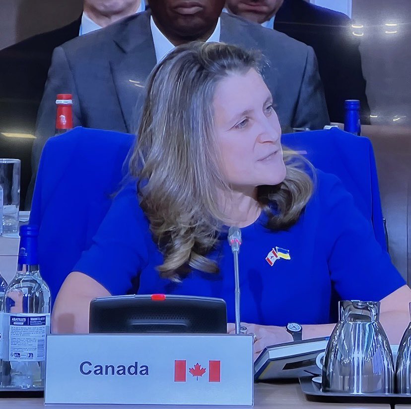 Chrystia Freeland tweet media