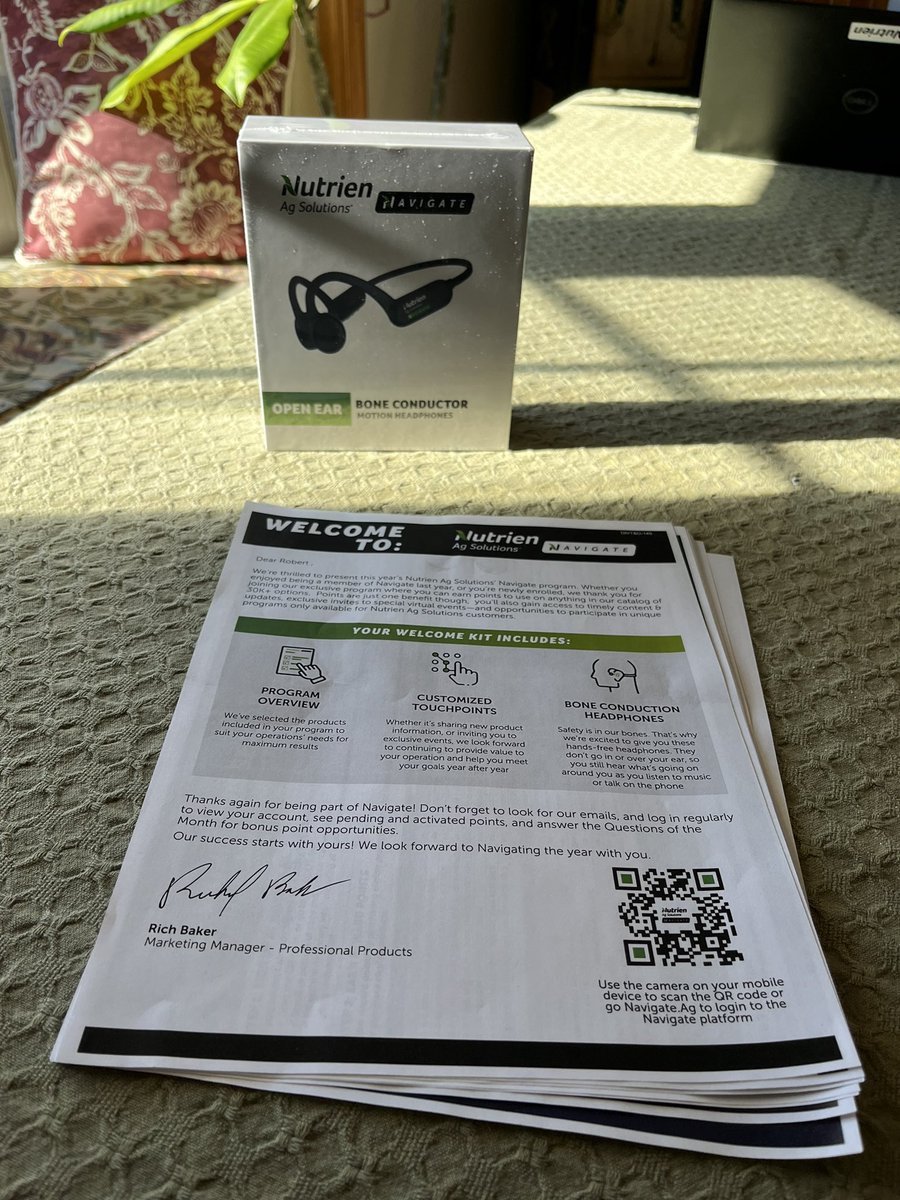 New navigate rewards program kits are in the mail. Included is a very nice set of bone conductor, motion headphones. Sign up now. <a href="/EastNutrien/">Nutrien Solutions East</a> <a href="/NutrienAgRetail/">Nutrien Ag Solutions</a>