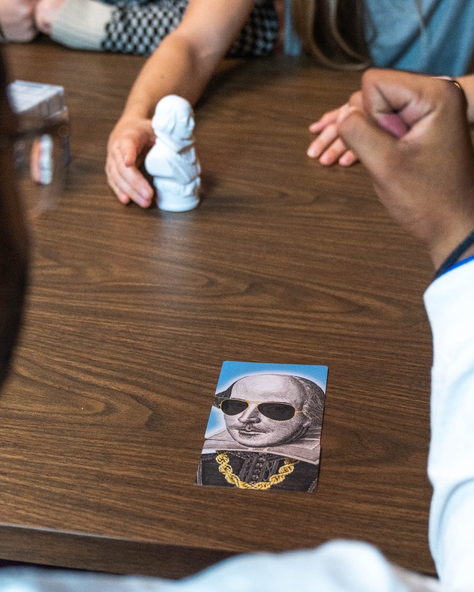 Come one, come all—to this Game Night ball! 🎲 🎭

By heavens, winning ‘I’m a Poet” isn’t hard—just acteth like the Bard and collect all three cards!