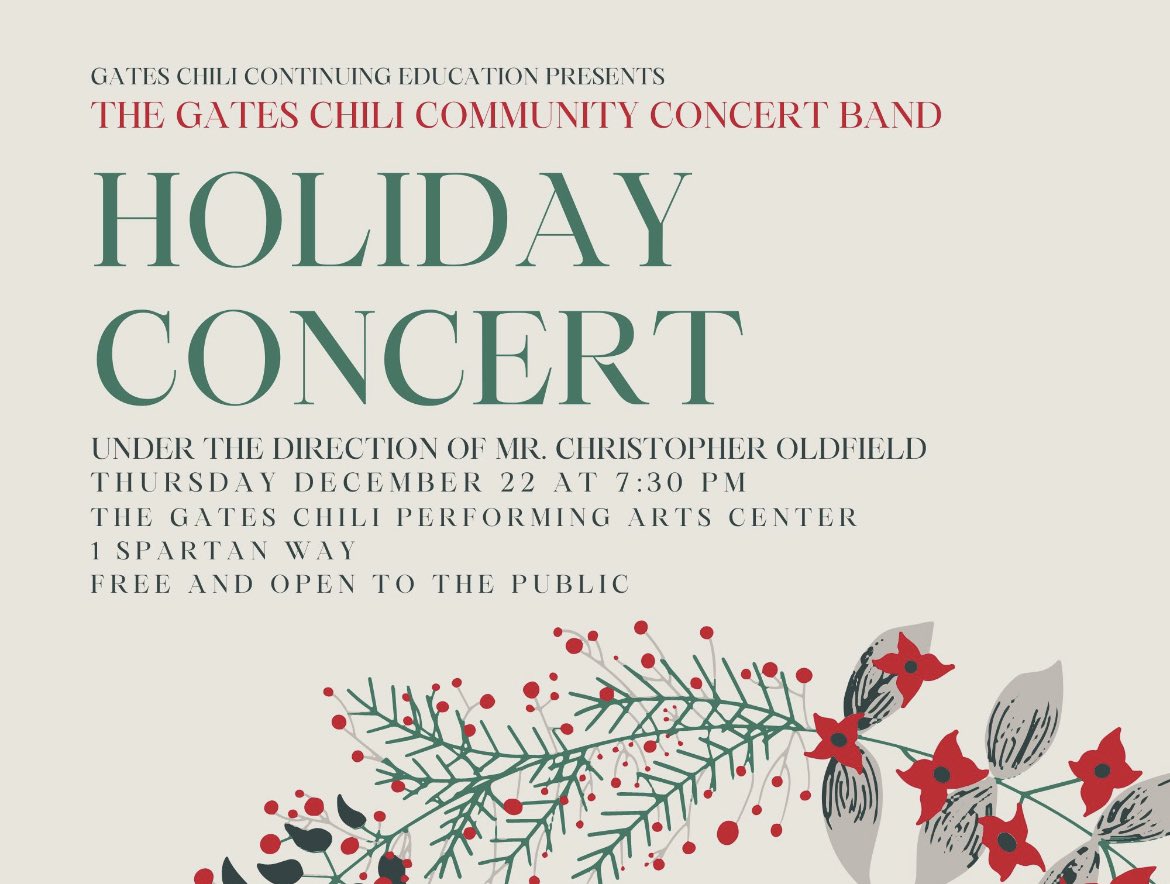 Join us for a holiday concert! 🎶