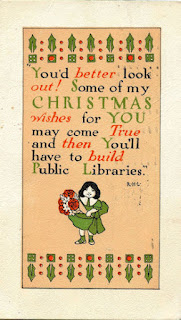 MnLibHistory's tweet photo. Library Postcards for the Holidays! from Library History Buff blog. I like this one. https://t.co/kkr8Uu8oJn https://t.co/jbamIfzzxN