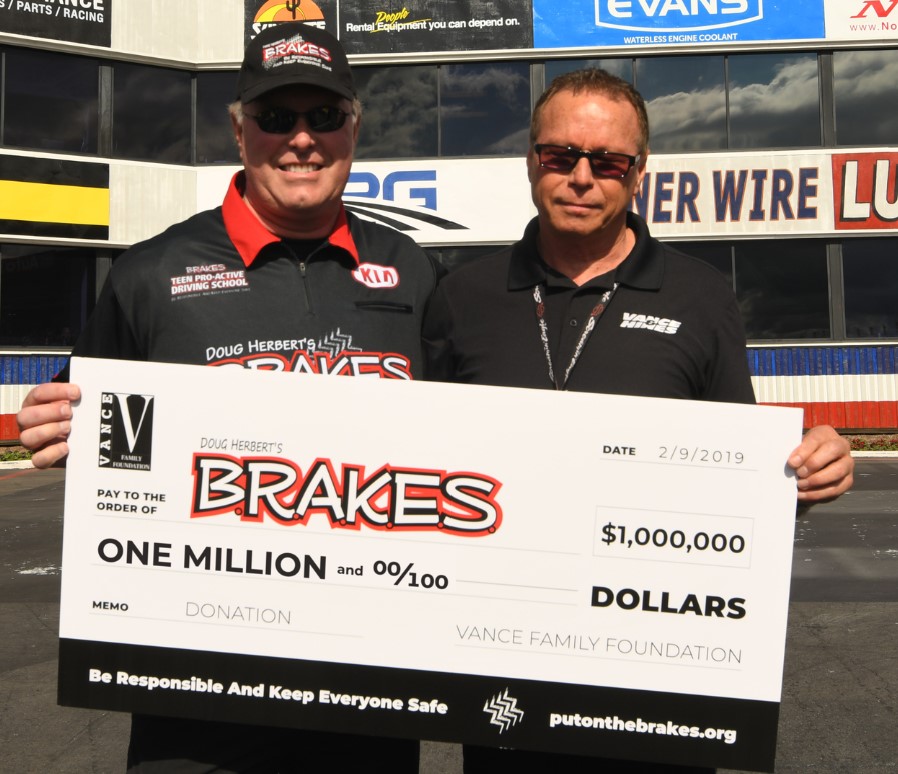 As we approach the start of our 15th year teaching #DefensiveDriving skills to teens and parents, we want to acknowledge the incredible support from our dear friend @VanceAndHines Co-Founder Terry Vance.  We appreciate all you've done for us, Terry!
#PutOnTheBrakes