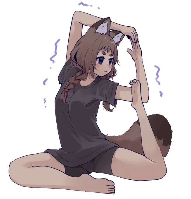 ヨガポコちゃん#毎日お絵かき練習共有 