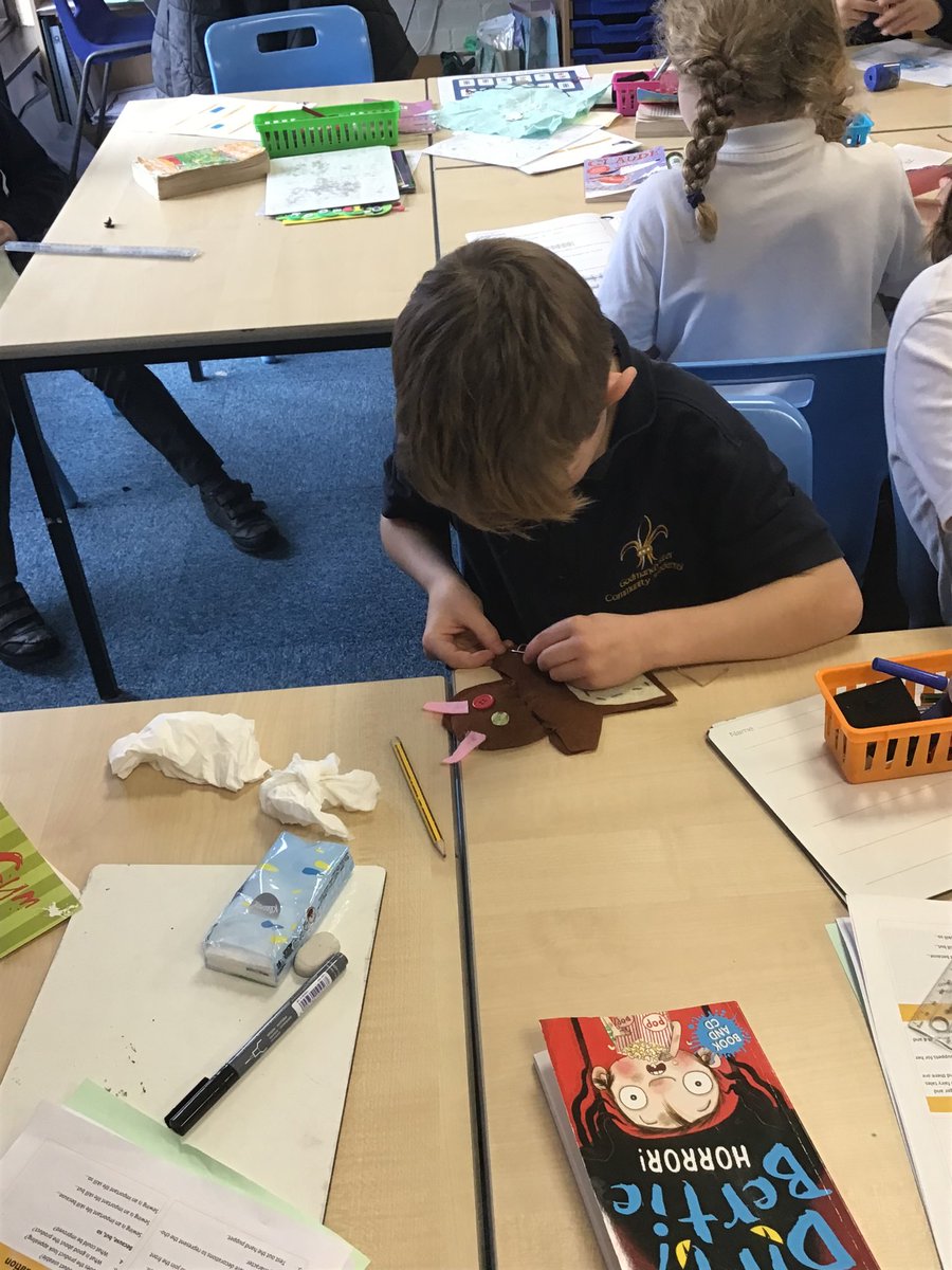 GCA_learning's tweet photo. Year 3 have worked hard this afternoon sewing up their hand puppets. We think they look amazing. Our reception children are going to love playing with these 😊 #GCAdt #GCAvalues #ACES_Creativity https://t.co/ocokO6R8y3