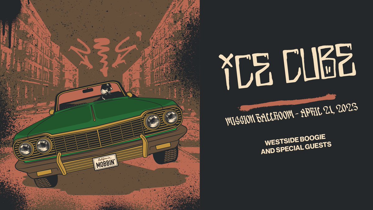 NumerousPros's tweet photo. . #denver @icecube is coming to the stage in April!! https://t.co/5hUqrD7KaF

PRESALE CODE Thursday, 12.15.22 @ 10AM-10PM ((Password: CUBE23)) https://t.co/N0vANo19NC