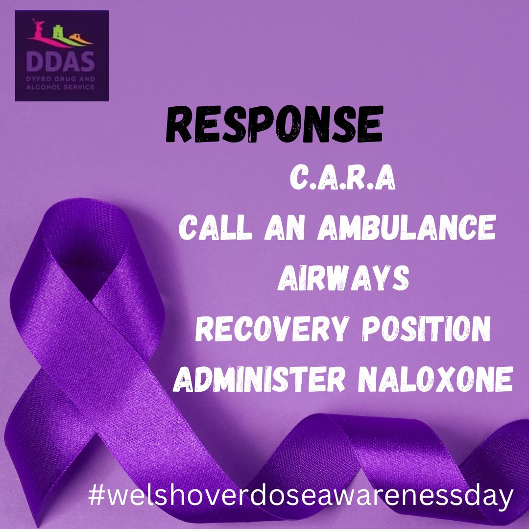 Know about overdose...
Train and get Naloxone...
Respond to overdose...
Save a life. 💛🏴󠁧󠁢󠁷󠁬󠁳󠁿
#welshoverdoseawarenessday