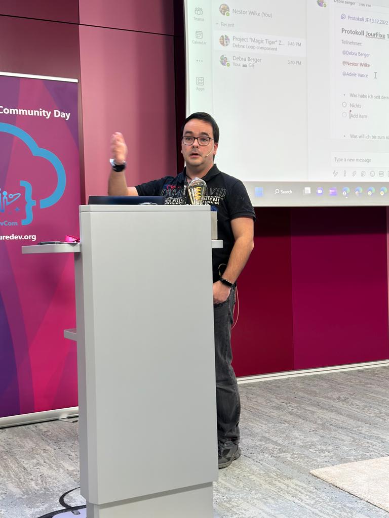 Talking at <a href="/azdevcom/">Azure Developer Community Day</a> about Microsoft Loop was a great experience! Also meeting many other cool people, having interesting talks, and of course the evening beer.
See you again next year!