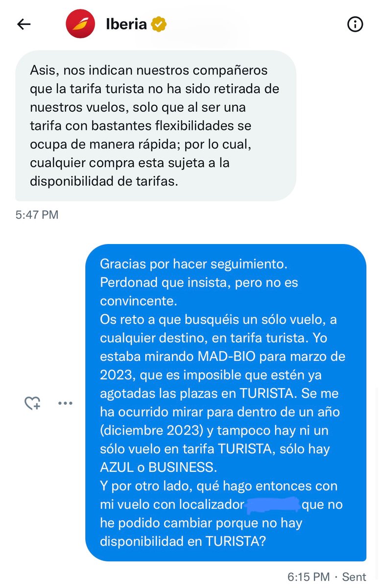 AsisBasterra's tweet photo. @HazyWay @Iberia Esto me dicen. Rarísimo. https://t.co/V51i2Rn9Yj