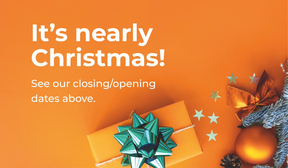 Christmas and the new year are just around the corner and we know how some people like to leave ordering to the last minute.😉

Our last order date for standard orders is Friday 16th December with a dispatch date of the 22nd. 

#itsnottoolate #christmasorders