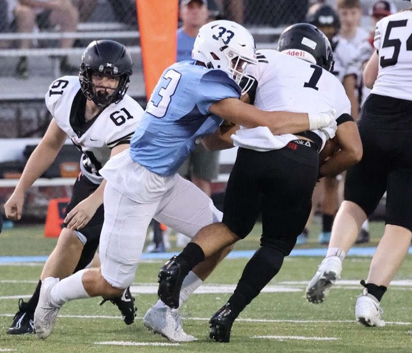 👇Season Stats👇
-10.5 sacks
-22 TFLs
-24 solo tackles 
-5 forced fumbles
-1 interception
-57 total tackles                                                                                                         <a href="/YHSPatriotsFB/">Yorktown Patriots Football</a>