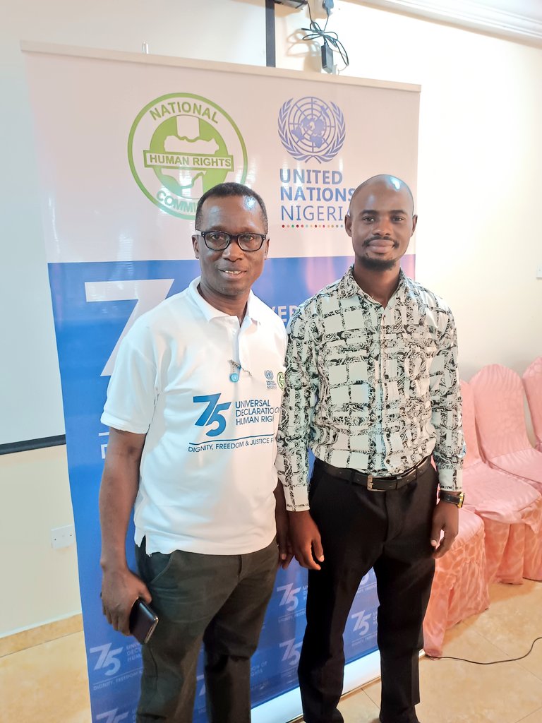 Ibrodollars's tweet photo. Youth Engagement dialogue in commemoration of #InternationalHumanRightsDay organized by @UN_Nigeria @NhrcNigeria.
A Clean, healthy and sustainable Environment is a universal human right!! #StandUpForHumanRight
@RonKayanja @UNICLagos https://t.co/VxEYNYifW5