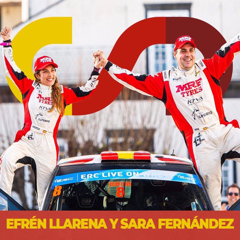 deportegob's tweet photo. Otra de las grandes alegrías de este 2022 nos la dio la dupla formada por @efren_llarena y @FernandezSara14 🏎💨🇪🇸

🏆 ¡¡¡En agosto se proclamaban CAMPEONES DE EUROPA de Rallyes!!!

¡Un hito que no se producía desde Antonio Zanini en 1980!

¡TODO UN ORGULLO! 🙌🏻 https://t.co/qqg4r3lGxo