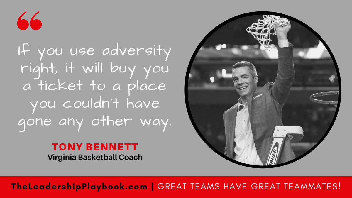 "If you use adversity right, it will buy you a ticket to a place you couldn't have gone any other way" (Tony Bennett)