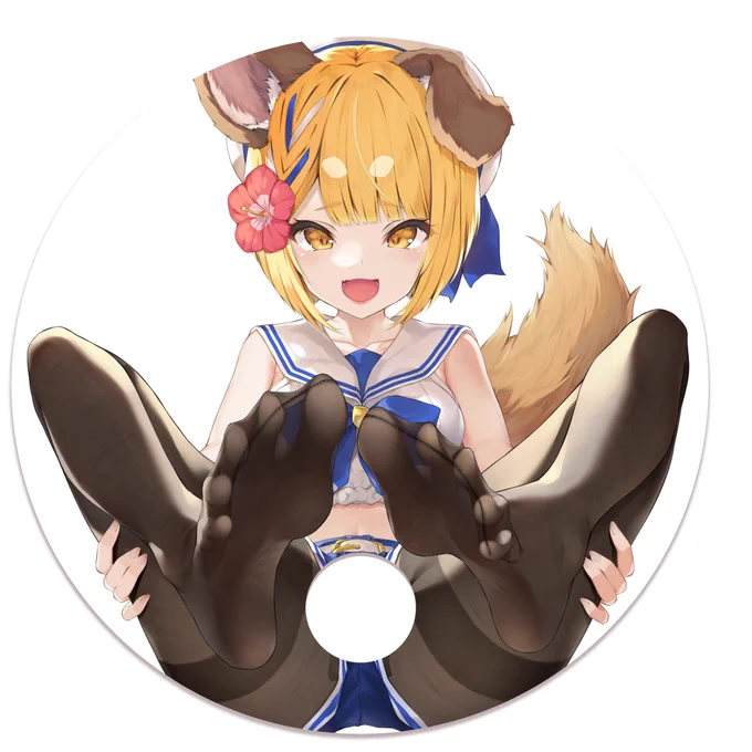 ヴァジラちゃんに指を入れて使う穴空きうちわになります!! 