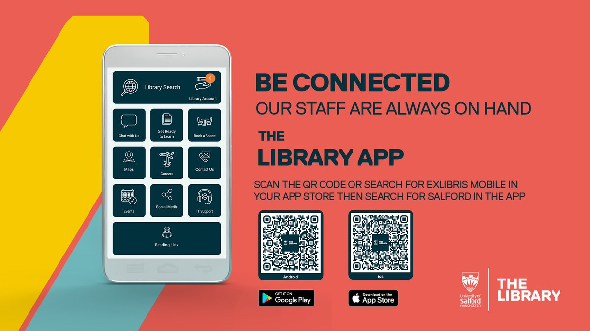 TheLibraryUoS's tweet photo. We understand not all of you can come into the Library during the upcoming train strikes. But that's ok; we have a Library App which allows you to 'chat' with a member of staff when you need to! 💬😃

Download the app here 👇
https://t.co/z9Mba2rN72
@UoS_Students https://t.co/qAWfbCeAaZ