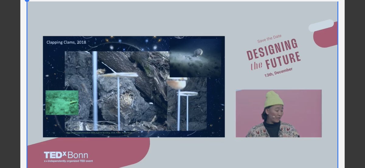SaveTheWorldDE's tweet photo. Artist Anne Dukhee Jordan ist talking about Artificial Stupidity. What a great sense of humor and with really smart ideas rethinking AI and our digital world. @deutschetelekom https://t.co/iB0d05BzUZ
