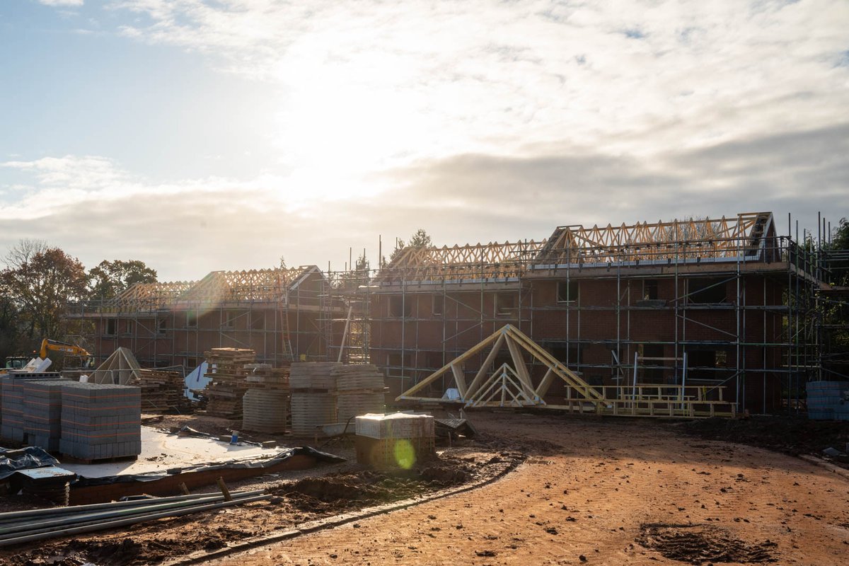 PlatformHousing's tweet image. Earlier this month we checked in on Watery lane in #Newent #Gloucestershire
Very proud of our first site in the #ForestofDean working with @FoDDC @TricasConstruct plus funding from @HomesEngland
Can't wait to offer homes to customers from Summer next year! #affordablehousing