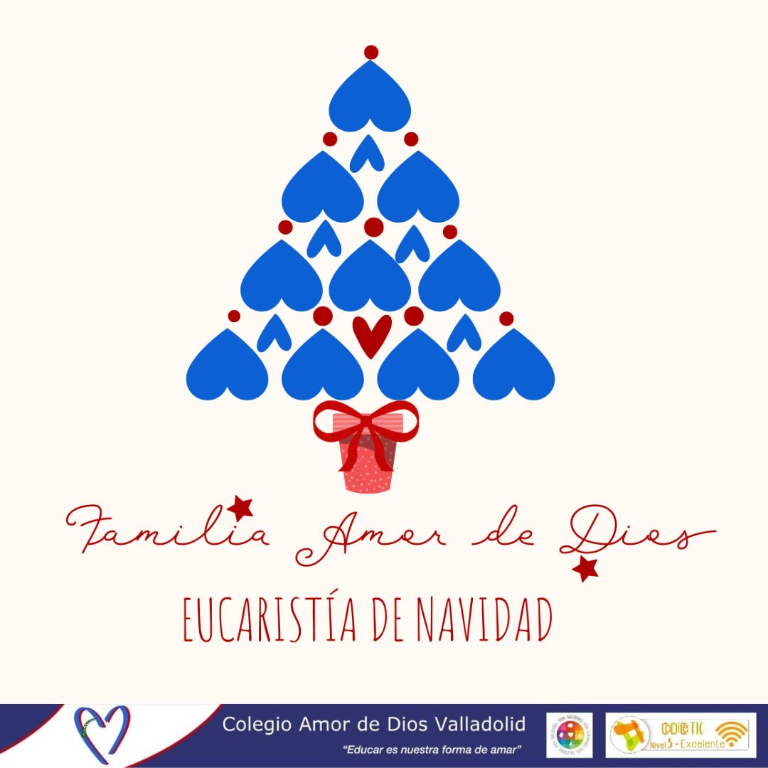 AmorDiosVa's tweet photo. #AMPAADD Vuelve la alegría 😁 de la Navidad a la familia @AmorDiosVa.
📌Os esperamos el martes 20 a las 18:30 h. en la capilla del colegio para celebrar la Navidad juntos con nuestra tradicional Eucaristía de Navidad. https://t.co/9DzaiYhapd