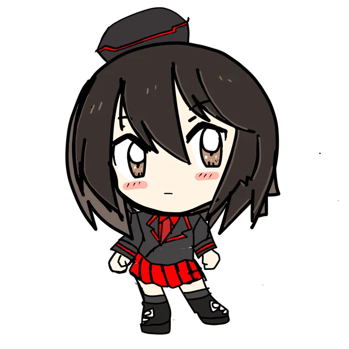 #GuP版深夜のお絵描き60分勝負#GuP版深夜のお絵描き60分勝負_20221213西住 まほさん 