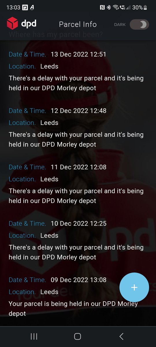 Soccerjudge's tweet photo. #dpddelay @DPDgroup_news yet another delay 5th day in a row now
Customer service is useless when you can finally get in touch https://t.co/tviUNaHXpz