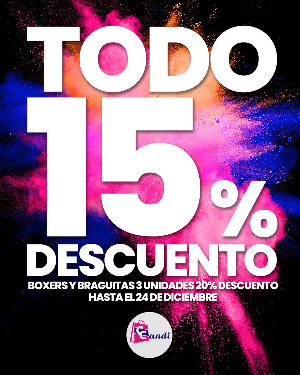 ConfeccionesCnd's tweet photo. 🔴 ¡Sí, sí, has leído bien, 𝟭𝟱% 𝗗𝗘 𝗗𝗘𝗦𝗖𝗨𝗘𝗡𝗧𝗢 𝗘𝗡 𝗧𝗢𝗗𝗢𝗦 𝗟𝗢𝗦 𝗔𝗥𝗧𝗜́𝗖𝗨𝗟𝗢𝗦!
📍 Te esperamos en 𝗢𝗯𝗶𝘀𝗽𝗼 𝗔𝗹𝗼𝗻𝘀𝗼 𝗦𝘂𝗮́𝗿𝗲𝘇, 𝟮, 𝗰𝗲𝗿𝗰��� 𝗱𝗲 𝗲𝗹 𝗖𝗼𝗿𝘁𝗲 𝗜𝗻𝗴𝗹𝗲́𝘀 𝗱𝗲 #Jaén.
#ConfeccionesCandi #Moda #Mujer #Hombre #Descuento #Ropa https://t.co/g3FVUtELmx