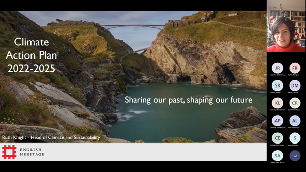 HistEnvForum's tweet photo. At last week's @HistEnvForum Sustainability Task Group, @RuthKnight150 led an excellent session outlining @EnglishHeritage's new Climate Action Plan.
Watch the recording in full here: https://t.co/83gfsgcI6O
#HeritageNetZero #HeritageResponds #TaskGroupTuesday
🧵2/6 https://t.co/lhm6keHu1I
