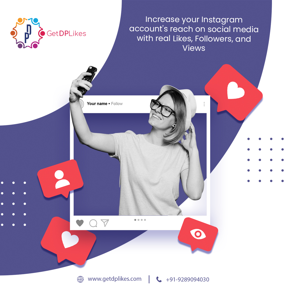 GetDPLikes's tweet photo. GetDPLikes helps to boost your Instagram account’s reach on social media with real likes, followers, and views. For more information, contact us 👉 https://t.co/aqlviuigwS

#GetDPLikes #socialmediamarketing #buyrealmarketing #buy #likes #followers #views https://t.co/IPraB9FH7m