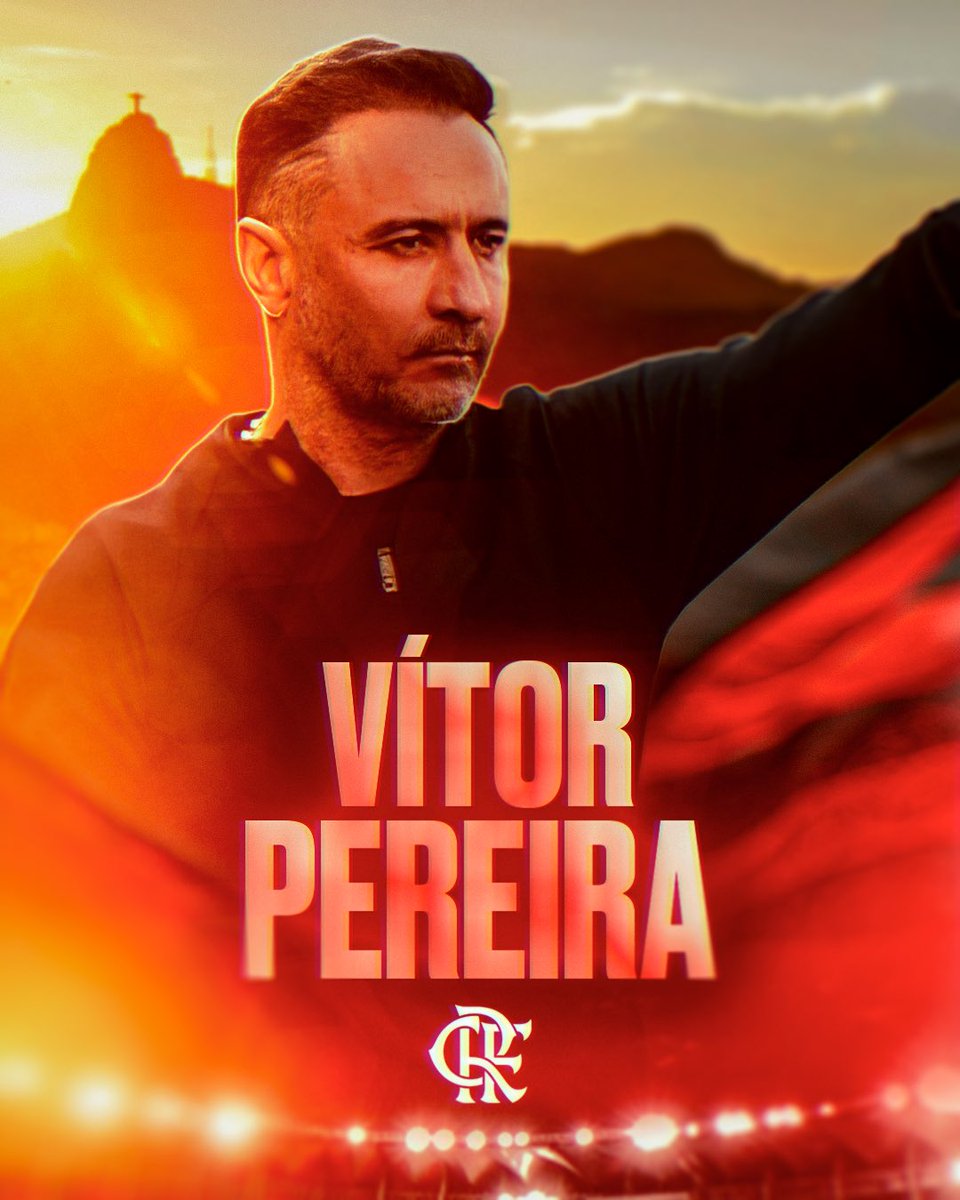 Flamengo's tweet image. O Clube de Regatas do Flamengo informa que tem um acordo com o técnico Vítor Pereira para comandar o elenco profissional em 2023.

#CRF
