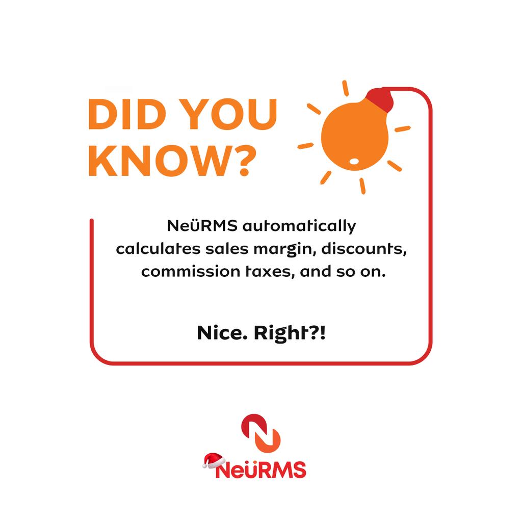 neurms's tweet photo. We bet you didn't know that NeüRMS automatically calculates sales margins, discounts, commissions, taxes, and so on. 

There's so much you can do with NeüRMS. 

Welcome to the NeüRMS side of life. 

#discount
#neurms
#business
#retailbusiness
#retailsoftware https://t.co/QRdJl27puY