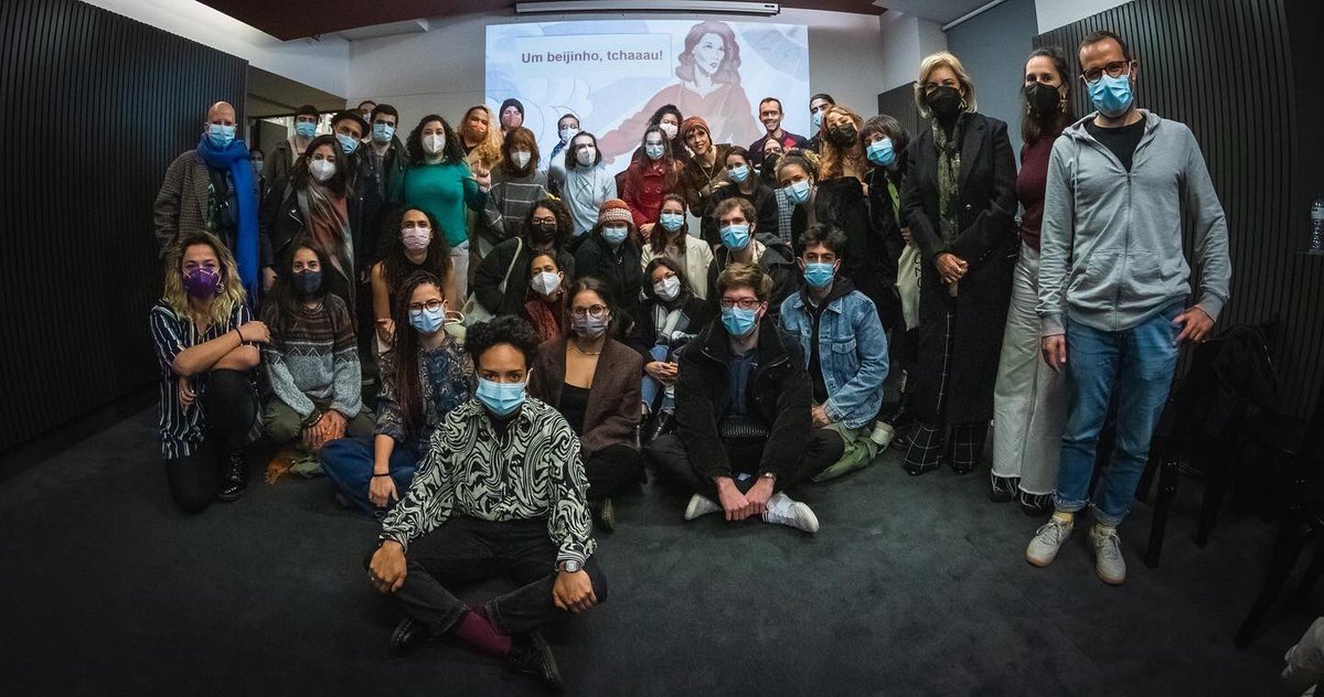 Hedflow's tweet photo. Hoje faz exatamente um ano que a #hedflow e o @CRevolu fizeram o primeiro evento em Lisboa com a presença da querida Rita von Hunty no Museu do Aljube para uma conversa sobre capitalismo, indústria cultural e resistência. ✨✊

📸 Victor Souza | hedflow https://t.co/sGUEqLQ8SQ
