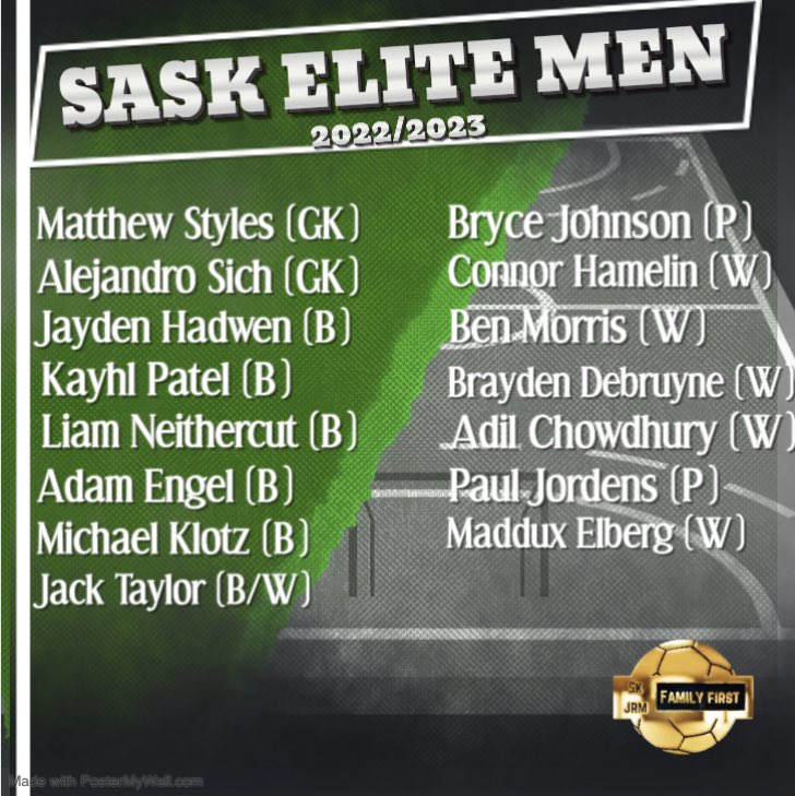 saskhandball's tweet photo. ROSTER ANNOUNCEMENT!  Congratulations to the players selected to the 2022/2023 Sask Elite Men’s Roster! #ilovesaskhandball #growthegame https://t.co/I8xEl1TIdr