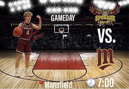 ‼️GAMEDAY‼️
🏀 SPOKANE OWLS (2-4)
🆚 MANSFIELD LIONS (4-0)
⏱ JV 6:00, Varsity to follow
📍MANSFIELD, MO