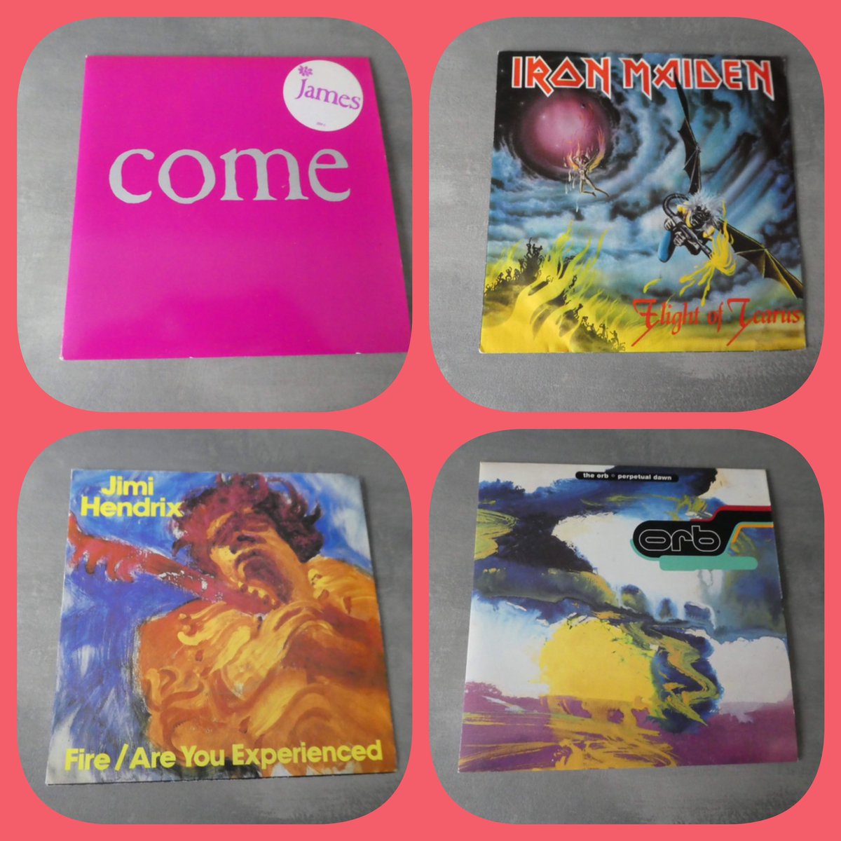 FBRecords1990's tweet photo. More 7 inch singles listed in the cakeynamnam eBay page here’s 4/10 lots more good stuff on there #james #ironmaiden #jimihendrix #theorb #7inch #fbrecords #punk #newwave #rebellionfestival #ebayseller #ebay #discogs #fbrecordsblackpool #instamusic #instapic #musicismylife #kbd https://t.co/UUdGq2XZcP