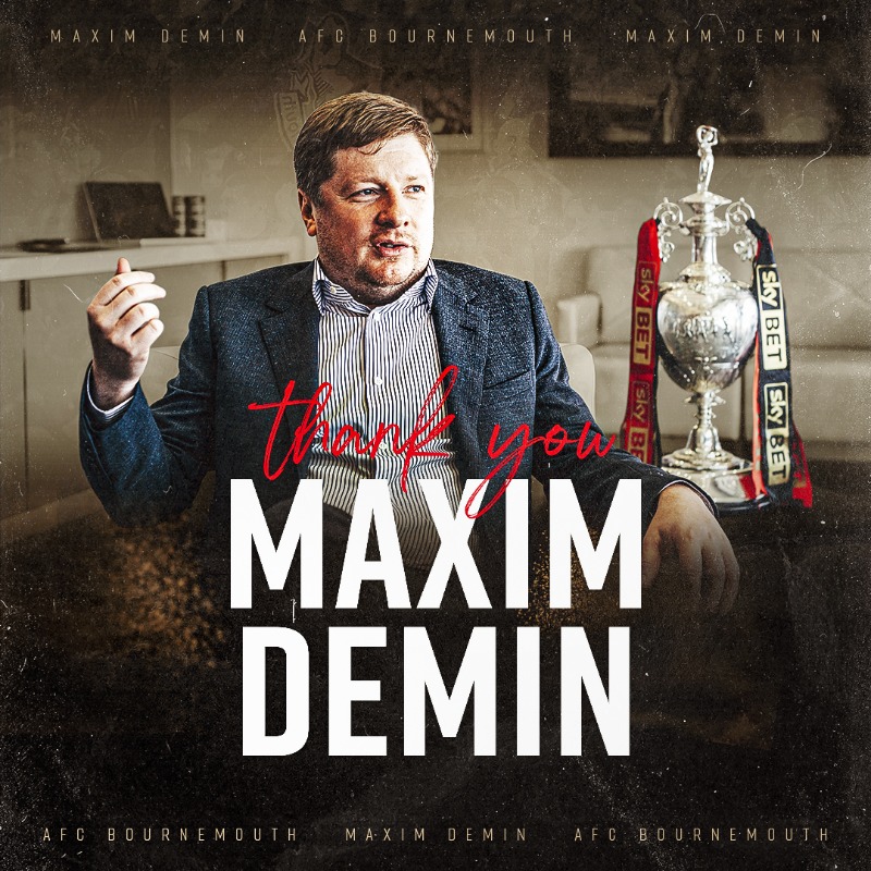 afcbournemouth's tweet photo. Thank you, Maxim ❤️