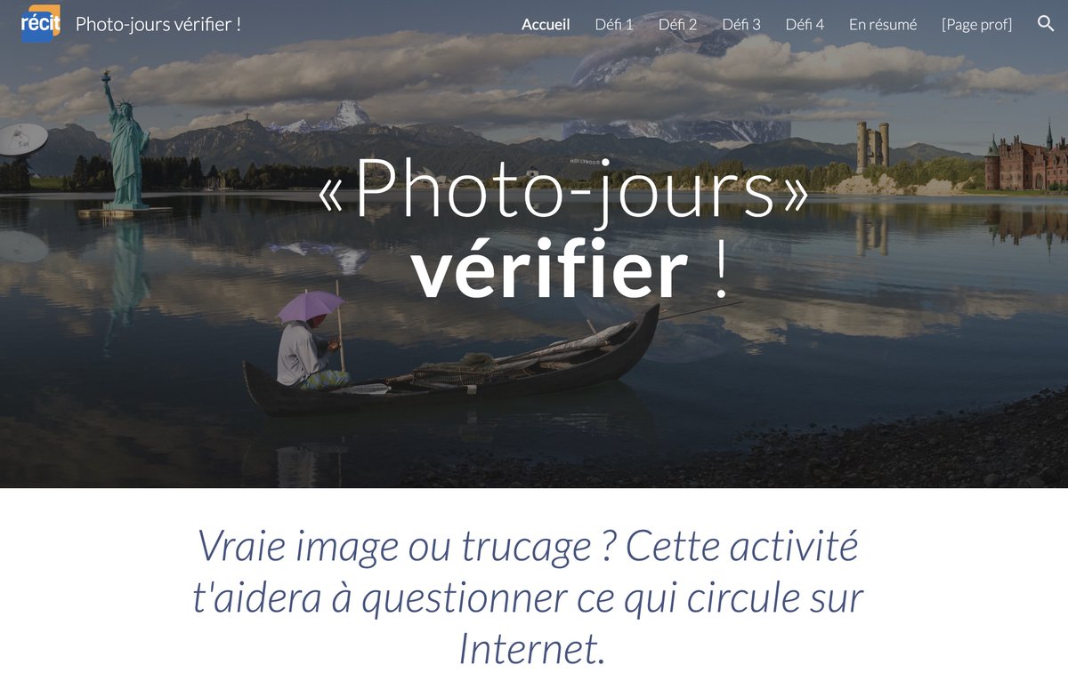 Ressource 2e cycle primaire | 🙌 Au terme de cette activité, les élèves auront développé leur compétence informationnelle et pratiquer leurs habiletés à remettre en question les informations vue en ligne et à en vérifier leur validité. verifier.recitdp.qc.ca/accueil #recitqc #citnum