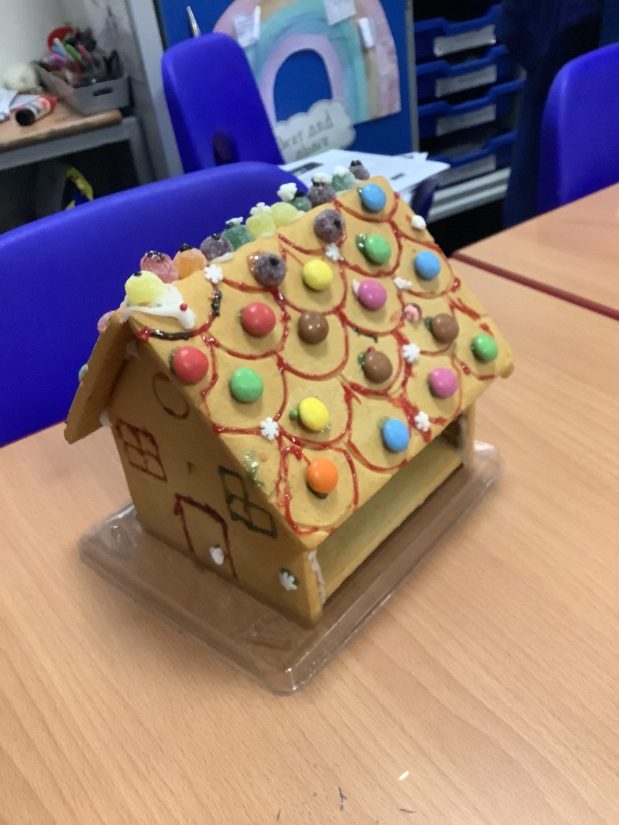 MPPS_Wirral's tweet image. As a challenge using our character strength Teamwork we created Gingerbread Houses. Great work 2I! #MPPSPSHE #Christmas