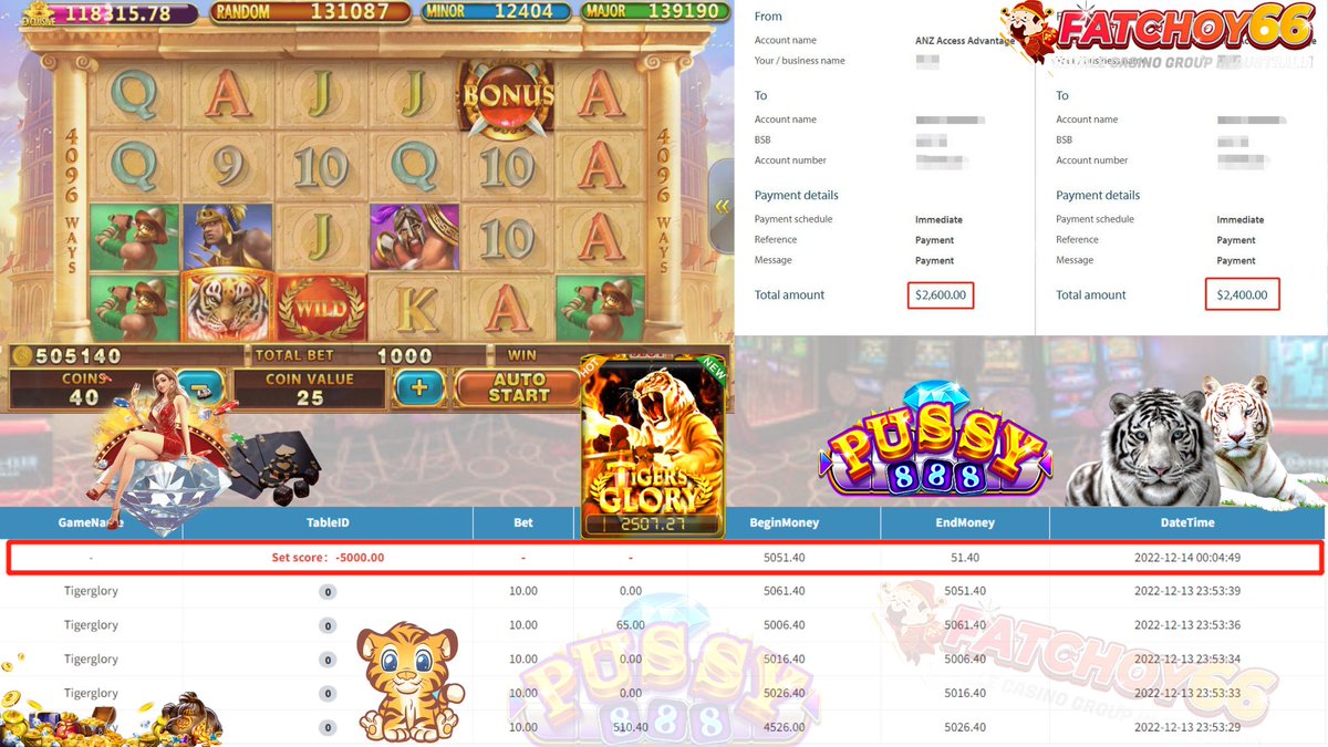 Fatchoy66_aus's tweet photo. 🔥Congratulation To Our Member Hit A Big Win🔥

Product🎮 : PUSSY888
Games🎰 : Tiger Glory
Deposit💰: AUD 250
Withdraw💵 : AUD 5,000

📳 Service
📲 WhatsApp - https://t.co/otguSLus8h
📲 Telegram - https://t.co/Jin0v2IbTx
🌐 Website -https://t.co/RdrMsVcGrB https://t.co/3XVWEO2a3l