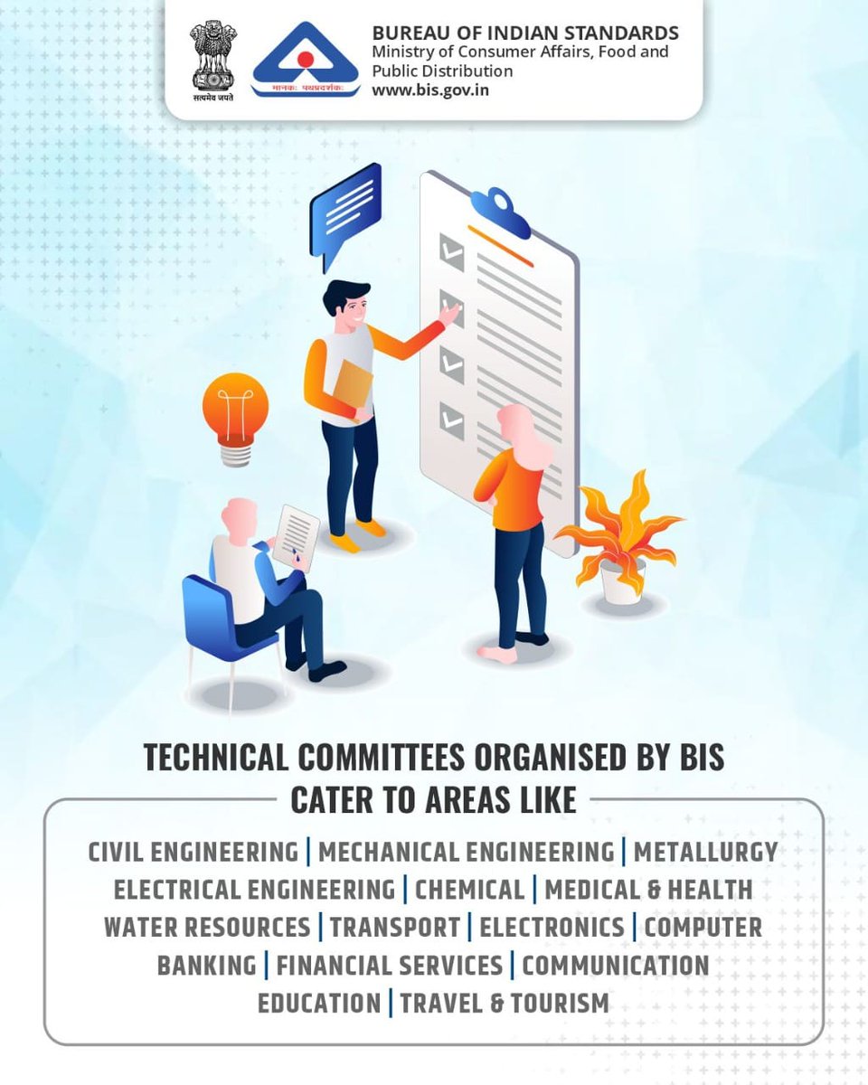 IndianStandards's tweet photo. Let’s stand for standards!

@jagograhakjago @PiyushGoyal
@AshwiniKChoubey @PIBConsumerFood @PTI_News
@mygovindia 

#ISIMark #BIS #standards #standardmark https://t.co/uw4XwpqTru