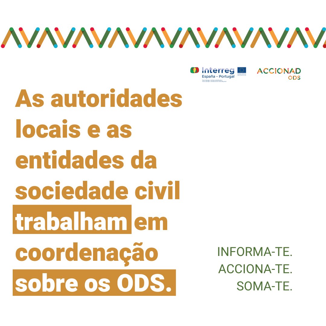 AccionadOds's tweet photo. 🇵🇹Desde AccionadODS as autoridades locais e as entidades da sociedade civil trabalham em coordenação sobre os ODS. 

🙌 Somate à Ação pelos #ods.

👉 https://t.co/0Qihm1mQN1

#porumfuturo #accionadods #porunfuturo https://t.co/3bcTLHI8Ov