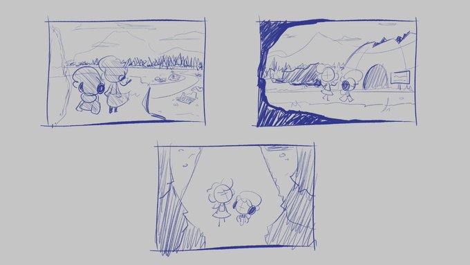 tried out different establishing shots for the #lucklusters pilot :33

bg and environmental design is hard qwq 