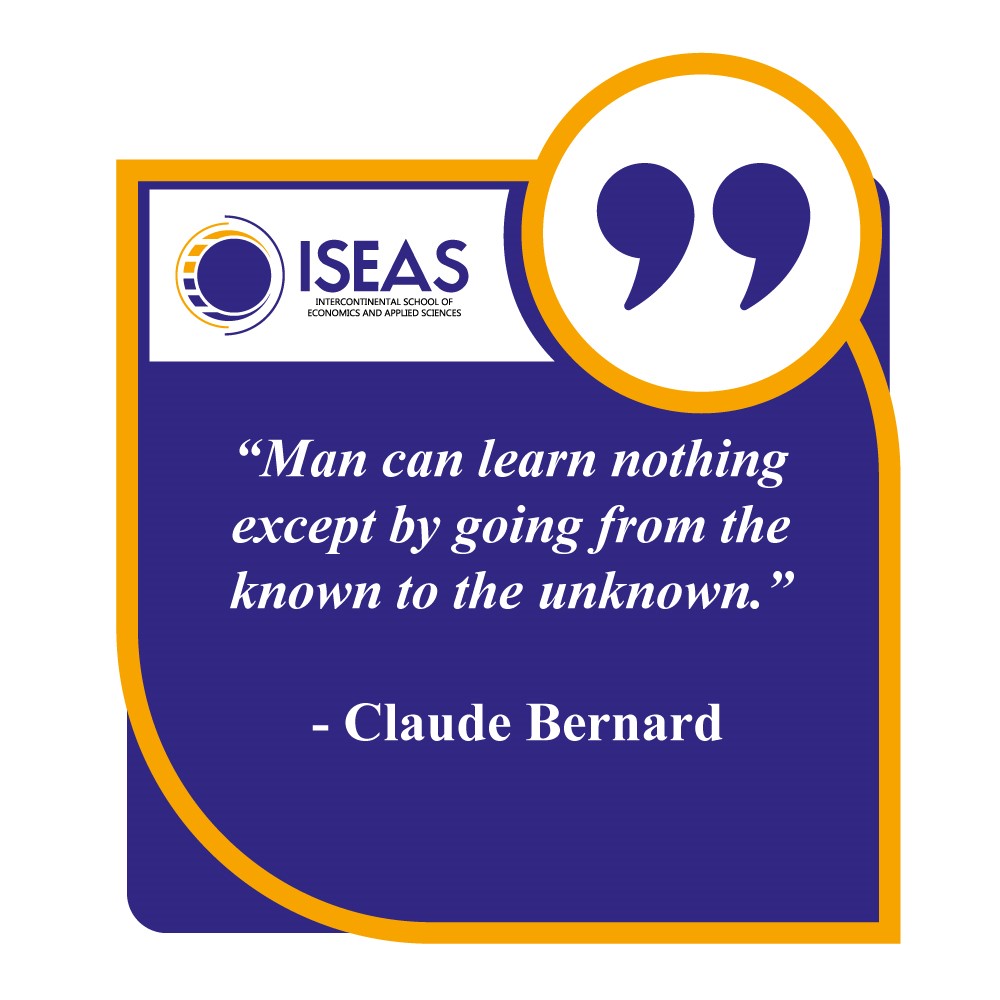 IseasUniversity's tweet photo. “Man can learn nothing except by going from the known to the unknown.” – Claude Bernard
@ISEASUniversity strives to create students who will turn the world into #mirrors.
✅Admissions for #January2023 now open!
👉Register here: https://t.co/xx4lad1aaU
#entrepreneurship #economics https://t.co/3qaWXf5JAp