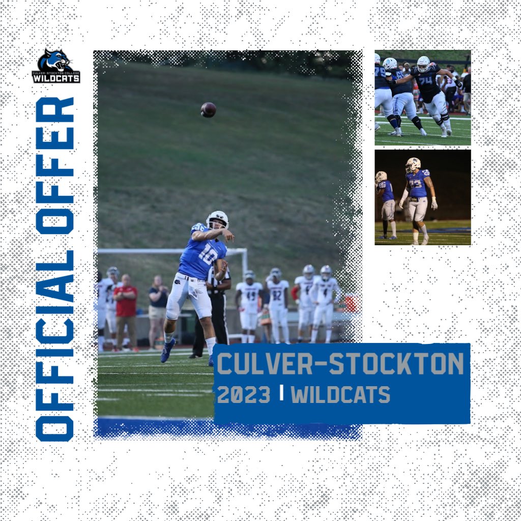 Thankful to receive an official offer from @CoachCutshaw to @CSCwildcatsFB @bhernyscoutguy @Coach_McIntyre @JonathanMohr12