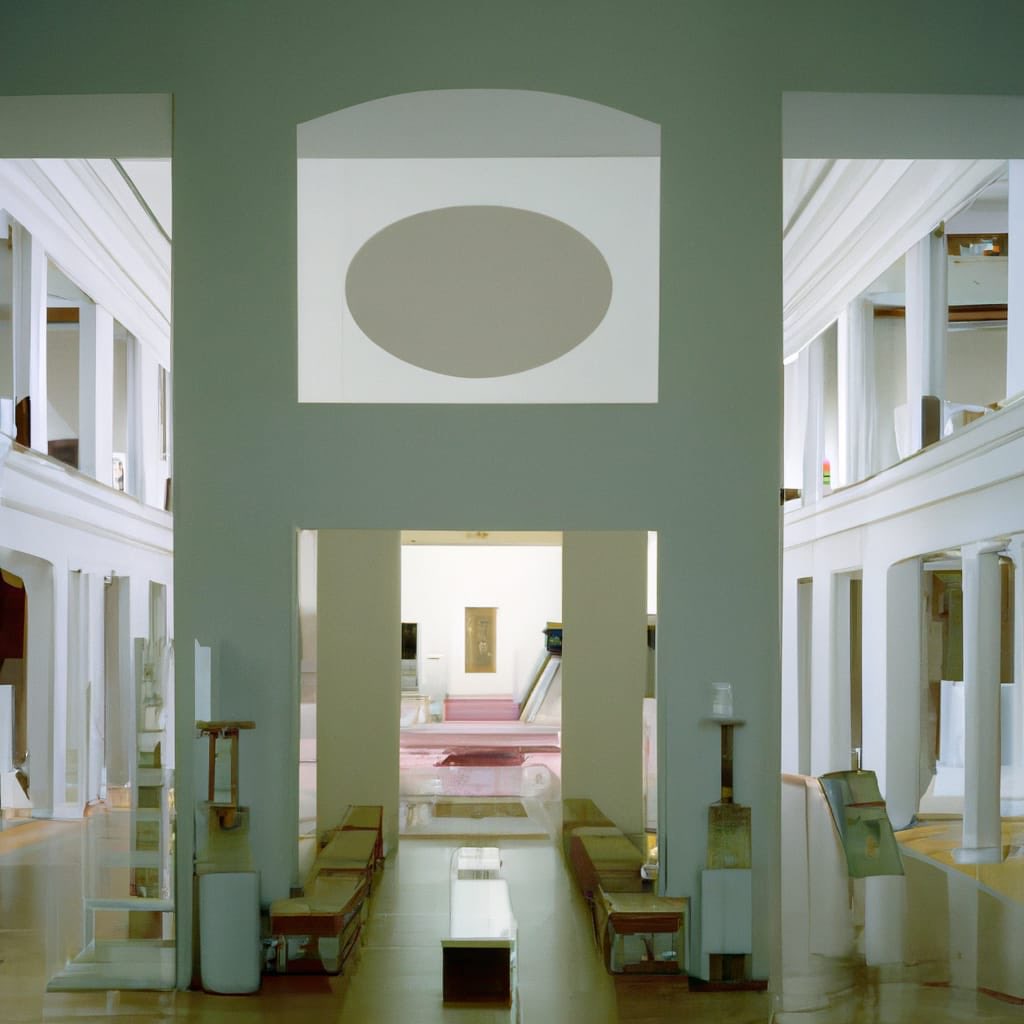 "After PoMo Interior - made with @NightCafeStudio 

creator.nightcafe.studio/creation/f3ESO…

#aiart #nightcafe #digitalart